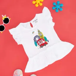 Pantaloons Baby Snow White Printed Top-image-95