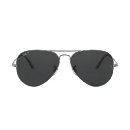 Ray-Ban 0RB3689004/4862 Black Polarized Aviator - 61 mm-22