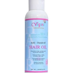 Vigini Natural Actives Anti Dandruff Hair Oil - 100 ml-image-92