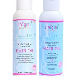 Vigini Early Greying Prevention Tonic HairOil,Damage Control & Nourishing Revitalizer HairOil-image-15