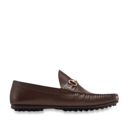 Baron&Bay Men's Arno horsebit Brown Loafers-image-45