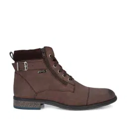Delize Men's Brown Derby Boots-image-51
