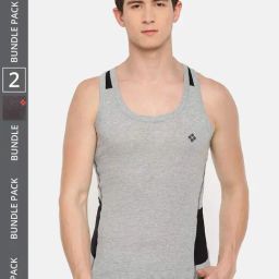 Dollar Bigboss Assorted Cotton Regular Fit Vest - Pack Of 2-image-19