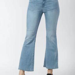 Van Heusen Blue Cotton Slim Fit Jeans-image-100