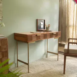 ellementry Palace Window Grey Mango Wood One Drawer End Table-picture-17