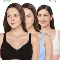 Inner Sense Multicolor Full Coverage Bra - Pack of 3-picture-39