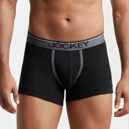 Jockey 8009 Black Super Combed Cotton Rib Boxer Briefs with Ultrasoft Waistband-image-46