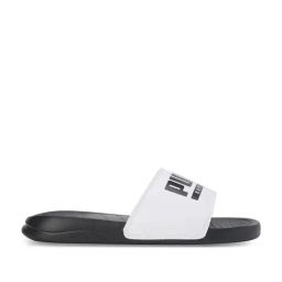 Puma Men's Popcat Pacify White Slides-image-93