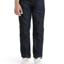 Rare Ones Boys Blue Cotton Solid Jeans-image-51