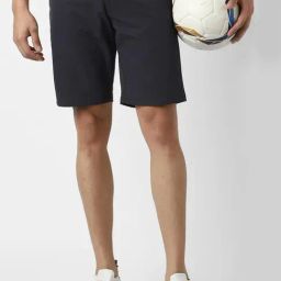 Van Heusen Black Regular Fit Solid Shorts-picture-18