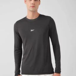 Reebok Charcoal Slim Fit Sports T-Shirt-image-94