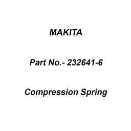 Makita Compression Spring Size 28 for HM1511, Part No 232641-6-40