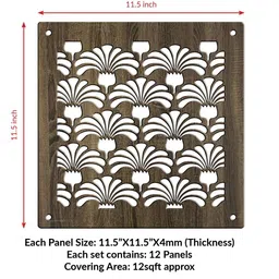 RANDOM Brown Ethnic Motifs Window Blinds image 5