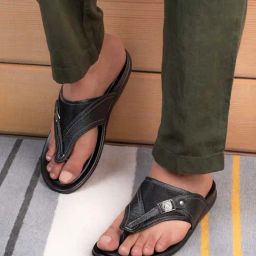 Alberto Torresi 
 Men's Black Thong Sandals-picture-30