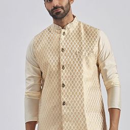VASTRAMAY Woven Design Nehru Jacket-38