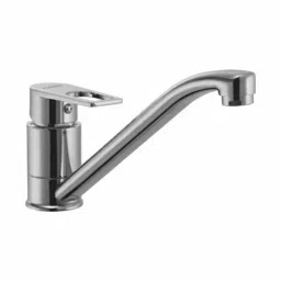 PLUMBER ARCHER Single Lever Deck Mounted Sink Mixer with 450 mm Long Flexible Connector, ACR-3300-12