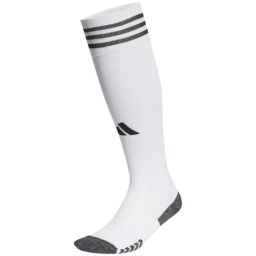 adidas White 100% Polyester Logo Large Socks-image-19