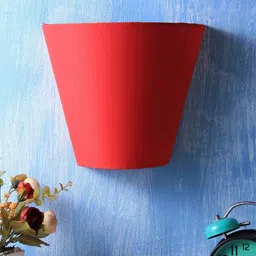 Devansh Red Solid Contemporary Flush Mount Wall Lamp-11