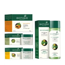 Biotique Set of Toner, Scrub, Night Cream & Face Pack-18