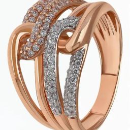 Malabar Gold and Diamonds 18k (750) BIS Hallmark Rose Gold Cocktail Ring for Women-image-33