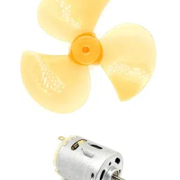 Invento ISC 1940-A 6-12V Toy Hobby DC Motor 27x33mm with 3 Vanes 152.4 mm (6 Inch) Fan Propeller-15