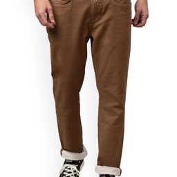 Being Human Men Solid Khaki Slim Fit Jeans-image-88