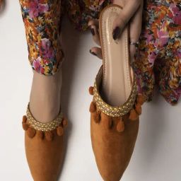 Shoetopia Women's Tan Mule Shoes-image-92
