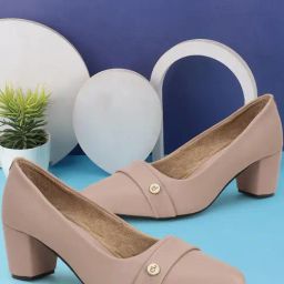 Carlton London Women's Peach Casual Pumps-image-22