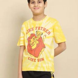 Kidsville Lion King Printed Regular Fit Tshirt For Boys-picture-13