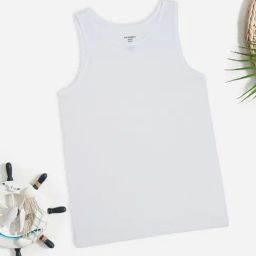 Pantaloons Junior Boys Bright White Vests-picture-39