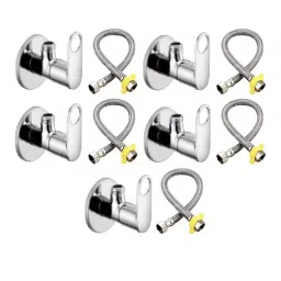 Fastgear Bathroom Faucet Set Stainless Steel Chrome Finish Silver, FG3106 ( Pack of 10)-image-63