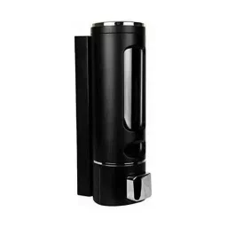 Aster 350 ml Plastic Liquid Shampoo Dispenser Black-image-81