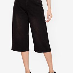ZALORA BASICS Women Black Relaxed Fit High-Rise Heavy Fade Jeans-image-3
