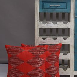 Alina decor 40.6 cm x 40.6 cm Set of 2 Cushion Covers-13