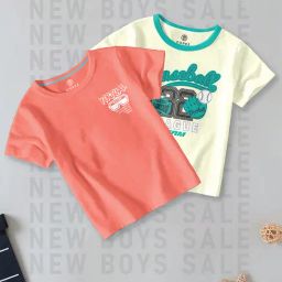 Codez Kids Multicolor Printed T-Shirt (Pack Of 2)-image-8