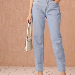 all about you Women Mom Fit High-Rise Light Fade Stretchable Jeans-picture-23