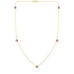 Malabar Gold & Diamonds BIS hallmarked (916) 22k Yellow Gold Necklace for Women,Close to Neck-image-42