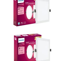 Philips Plastic 12W Square Ultraglow LED Dl Recessed Panel Ceiling Light - Pack of 2 (Warm White)-image-82