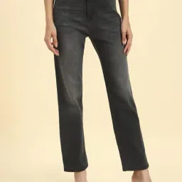 Cantabil Black Solid Jeans-picture-7
