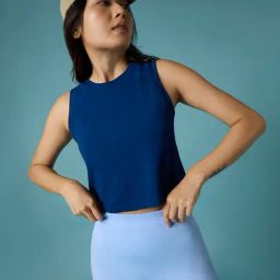 Feier Navy Relaxed Fit Tank Top-image-126