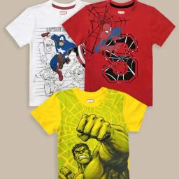 Kidsville Marvel Comics Printed Regular Fit Tshirt For Boys-image-31