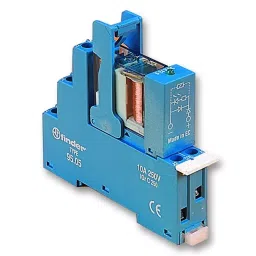 FINDER RELAY INTERFACE MOD, DPDT, 10A, 24VDC, 48.62.7.024.0050SPA-15
