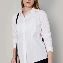 Code by Lifestyle White Cotton Shirt-image-65