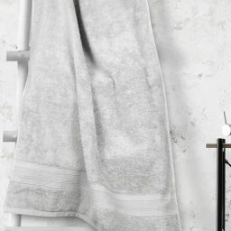 Mytrident Grey 100% Cotton Towel-45