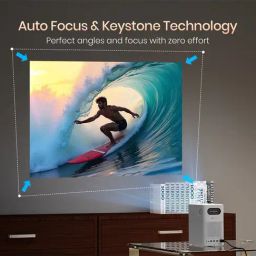 Portronics White Beem 500 Smart Projector image 3