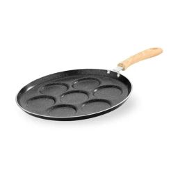 Bergner Black Bellini Plus Aura 5-Layer Non-Stick 7 Pit Uttapam Tawa with 7 Cavity Pancake Maker-image-2