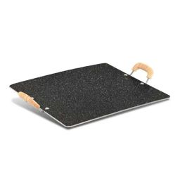 Bergner Bellini Plus Aura Black 30 cm Induction Bottom 5-Layer Non-Stick Pathri Tawa-11