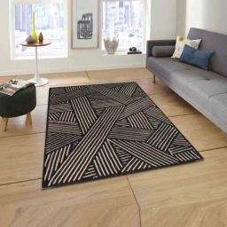 Presto Black Wool Hand Tufted Carpet-28