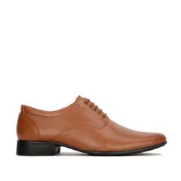 Bata Men's CHRIS E Tan Oxford Shoes-image-5