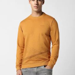 Van Heusen Yellow Slim Fit Sweatshirt-image-52